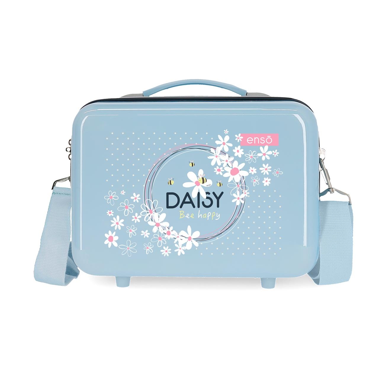 Neceser ABS Enso Daisy Adaptable Azul claro