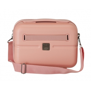 Neceser ABS adaptable a trolley Pepe Jeans Chest rosa claro 