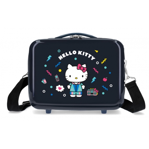 Neceser ABS Castle of Hello Kitty adaptable a trolley Rosa