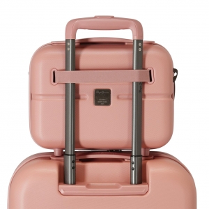 Neceser ABS adaptable a trolley Pepe Jeans Laila rosa claro