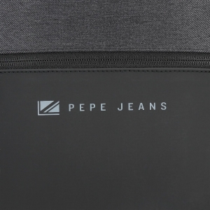 Bandolera grande Pepe Jeans Jarvis porta Tablet negro