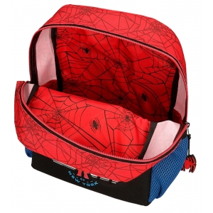 Mochila 32cm Spiderman Protector con carro