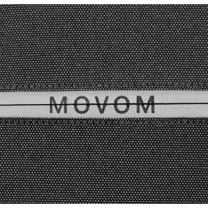 Bolsa de viaje Movom Trimmed Negro con apertura frontal 