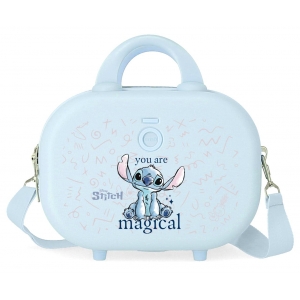Neceser ABS Stitch You are magical adaptable azul claro