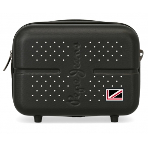 Neceser ABS adaptable a trolley Pepe Jeans Laila negro