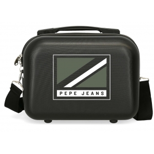 Neceser ABS Pepe Jeans Luca Adaptable Negro