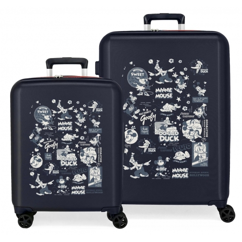 Juego de maletas rígidas Disney 100 Mickey Comic 55 - 70 cm