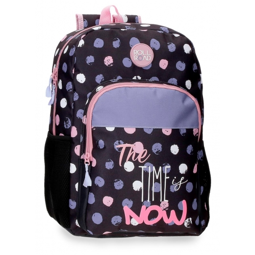 Mochila Escolar 40cm Roll Road The time is now