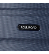 Maleta de Cabina Rígida 55cm Roll Road Flex Azul Marino0