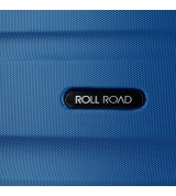 Maleta Mediana Rígida 65cm Roll Road Flex Azul0