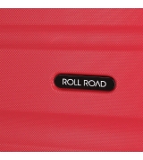 Maleta Mediana Rígida 65cm Roll Road Flex Rojo0