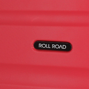 Maleta Mediana Rígida 65cm Roll Road Flex Rojo