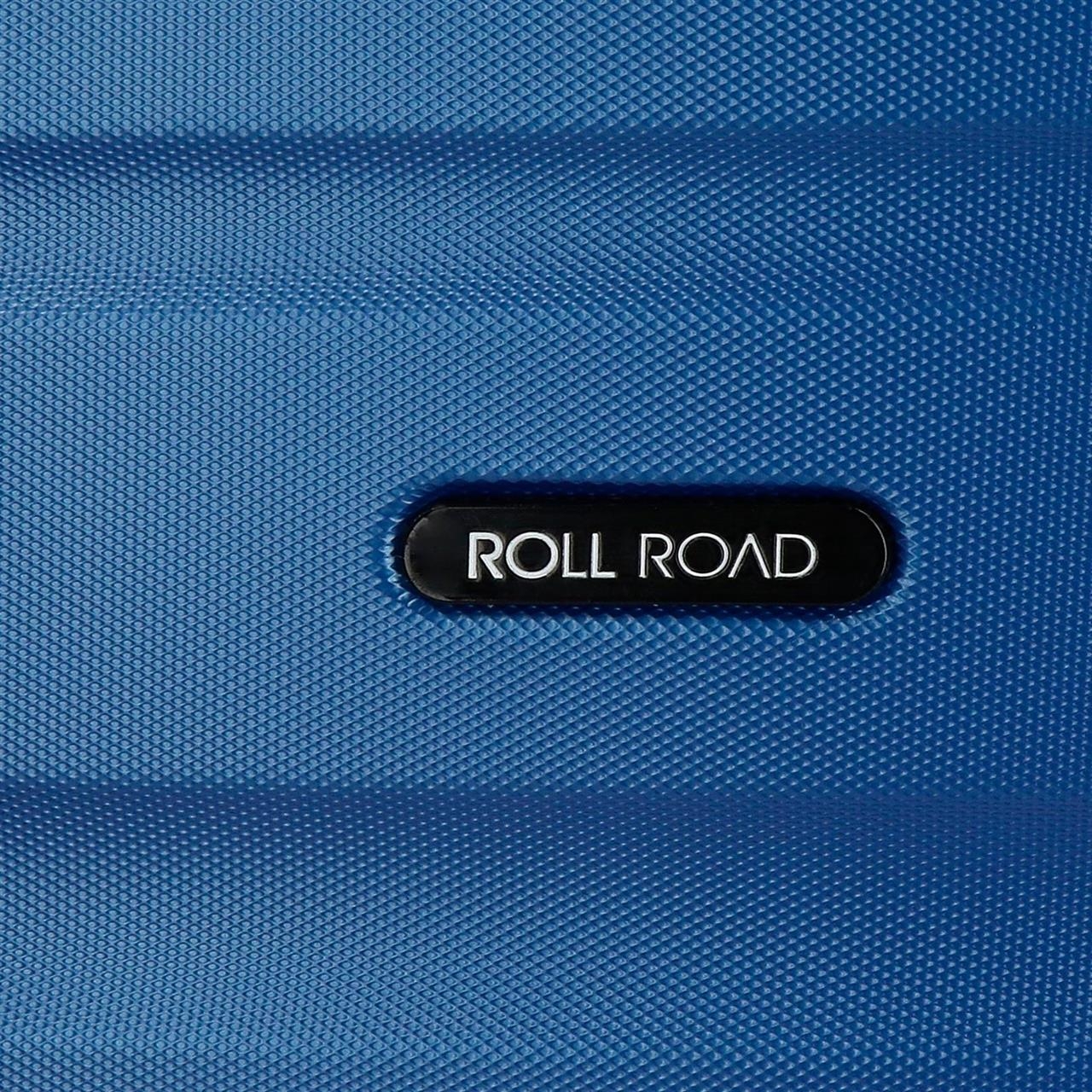 Maleta Grande Rígida 75cm Roll Road Flex Azul