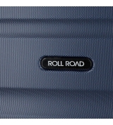 Juego de dos maletas rígidas 55-65cm Roll Road Flex Azul Marino0