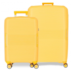 Juego de maletas Movom Inari rígidas 55 - 68 cm amarillo