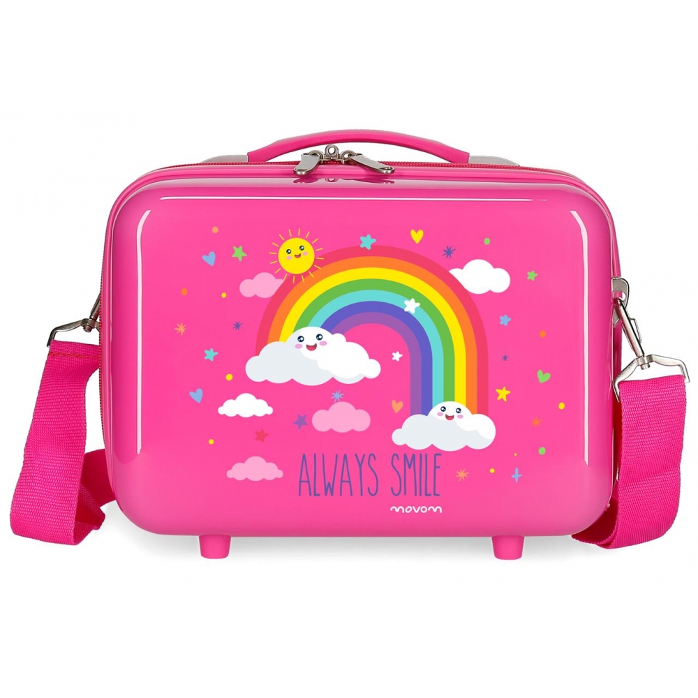 Neceser ABS Movom Arcoiris Always Smile adaptable 