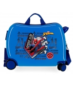 Maleta Infantil Spiderman Great Power 2 ruedas multidireccionales Azul
