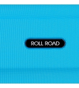 Maleta de Cabina Rígida 55cm Roll Road Flex Azul Claro0