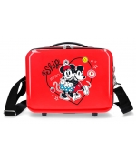 Neceser ABS Mickey & Minnie Ship Always Be Kind Adaptable Rojo