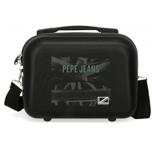 Neceser Abs adaptable a trolley Pepe Jeans Davis negro