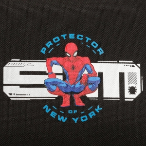 Mochila 40cm Spiderman Protector Dos Compartimentos