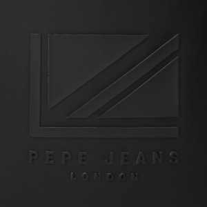 Bandolera Pequeña Pepe Jeans Bromley LDN negro doble compartimento