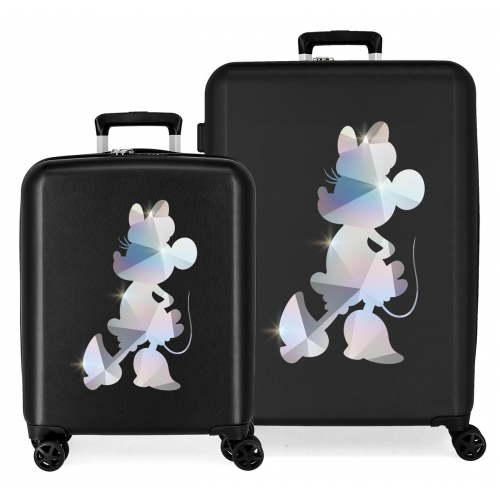 Juego de maletas rígidas Disney 100 Minnie Silver 55 - 70 cm