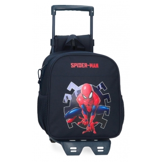 Mochila de guarderia Spiderman Attack 25 cm con carro