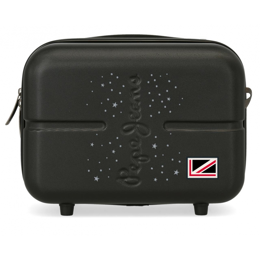 Neceser ABS adaptable a trolley Pepe Jeans Jane negro