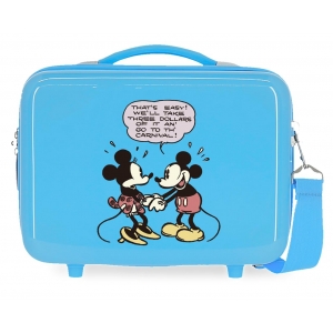 Neceser ABS Mickey & Minnie Comic That´s Easy Adaptable Azul