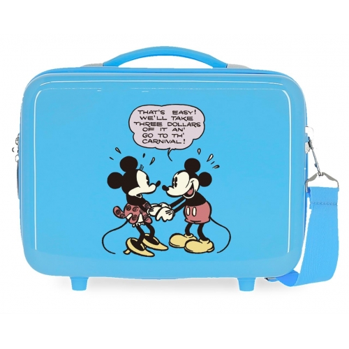Neceser ABS Mickey & Minnie Comic That´s Easy Adaptable Azul