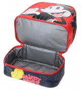 Mochila Mickey Mouse Fashion 28cm con porta merienda0
