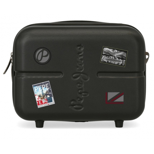 Neceser ABS adaptable a trolley Pepe Jeans Chest negro
