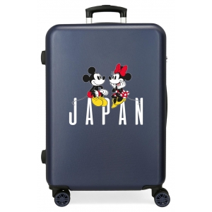 Maleta mediana rígida Disney Trip to Japan 65 cm marino