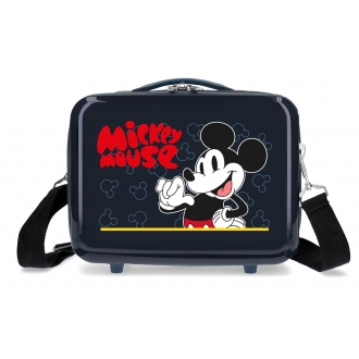 Neceser ABS Mickey Mouse Fashion Adaptable Marino