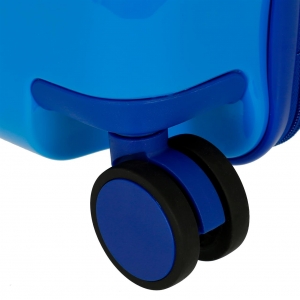 Maleta infantil 2 ruedas multidireccionales Monsters Boo! Azul
