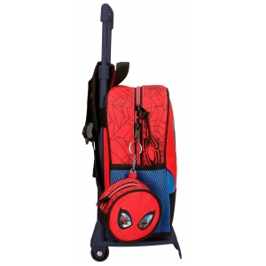 Mochila Preescolar Spiderman Protector con carro