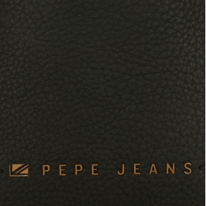 Monedero Pepe Jeans Diane dos compartimentos negro