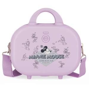 Neceser ABS Disney 100  happiness Adaptable Lila